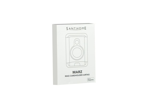 MARZ - Santhome® Magnetic Phone Cardholder with Santhome Tag Pocket - Tan