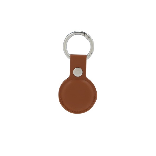 LEEVI - Santhome® PU Keychain with Santhome Tag pocket - Tan