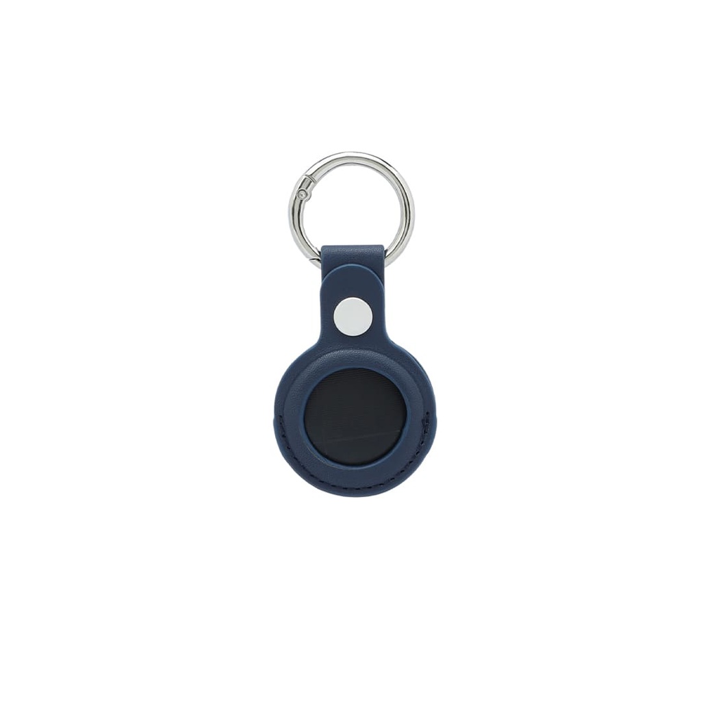 LEEVI - Santhome® PU Keychain with Santhome Tag pocket - Navy Blue
