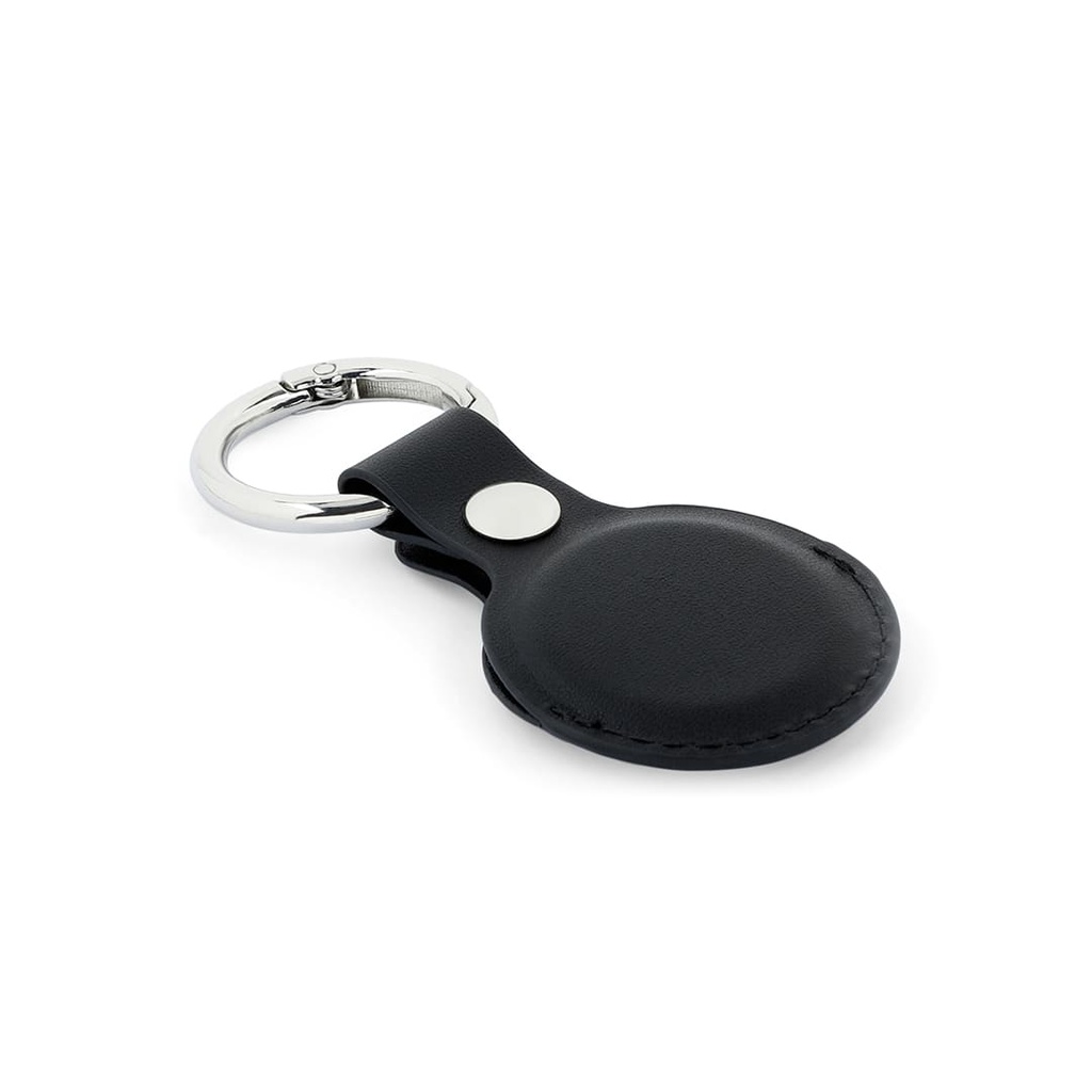 LEEVI - Santhome® PU Keychain with Santhome Tag pocket - Black