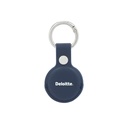 LEEVI - Santhome® PU Keychain with Santhome Tag pocket - Navy Blue
