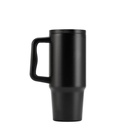 BERN 2.0 - Hans Larsen Recycled Stainless Steel Tumbler with Straw Lid - Black