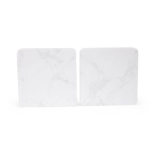 CARRARA - Giftology Set of 2 Marble Coasters