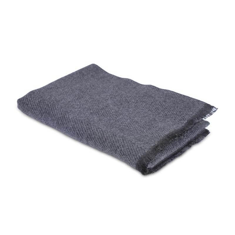 WELLINGTON - Santhome Premium Wool Herringbone Scarf in Gift Box