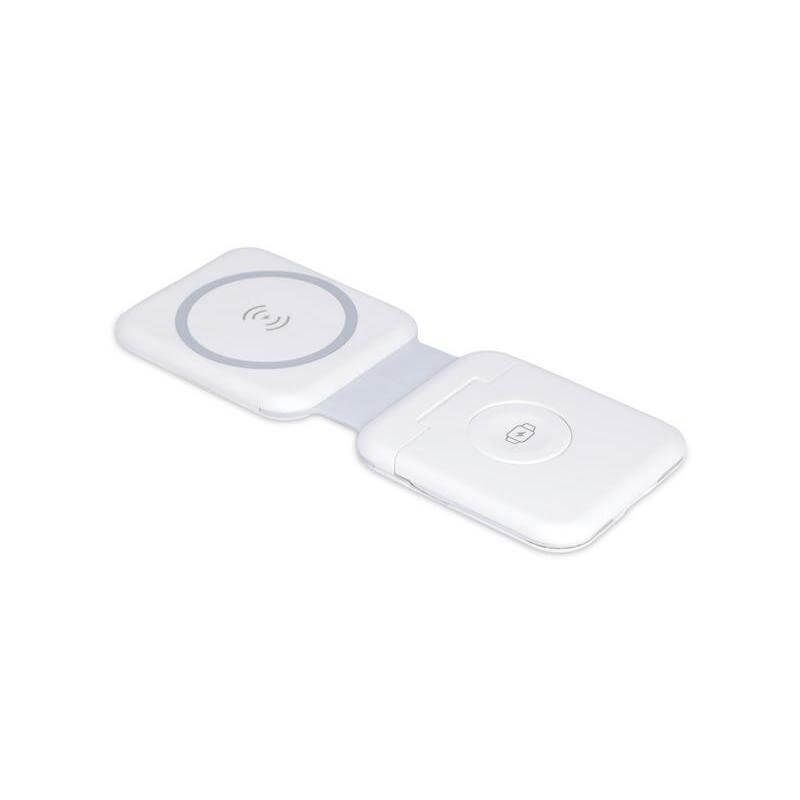 TURIN - @memorii Foldable Wireless Charger and Multicable Set - White