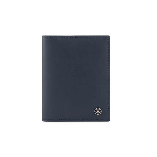 CROSS Soft Grain Leather Business Card Case - Navy Blue