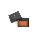 CROSS Pebble Leather Ladies' 6CC Zip Card Holder - Mocha