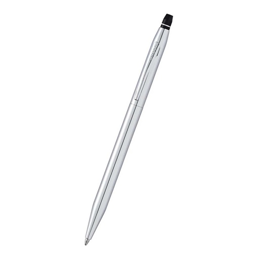 Cross Click™ Chrome Ballpoint Pen with Classic Blue Journal Gift Set