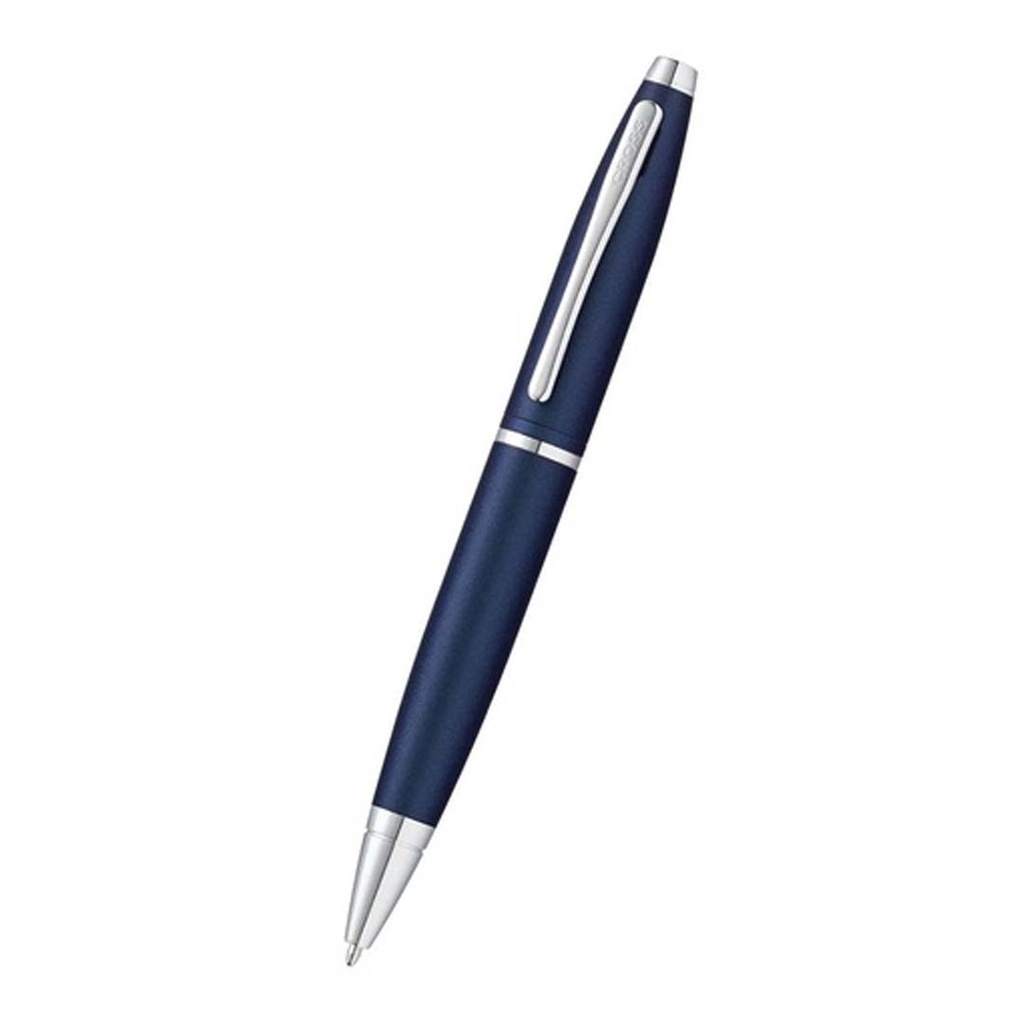 Cross Calais™ Metallic Blue Ballpoint Pen with Classic Blue Journal Gift Set