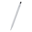 Cross Click™ Chrome Ballpoint Pen with Classic White Journal Gift Set