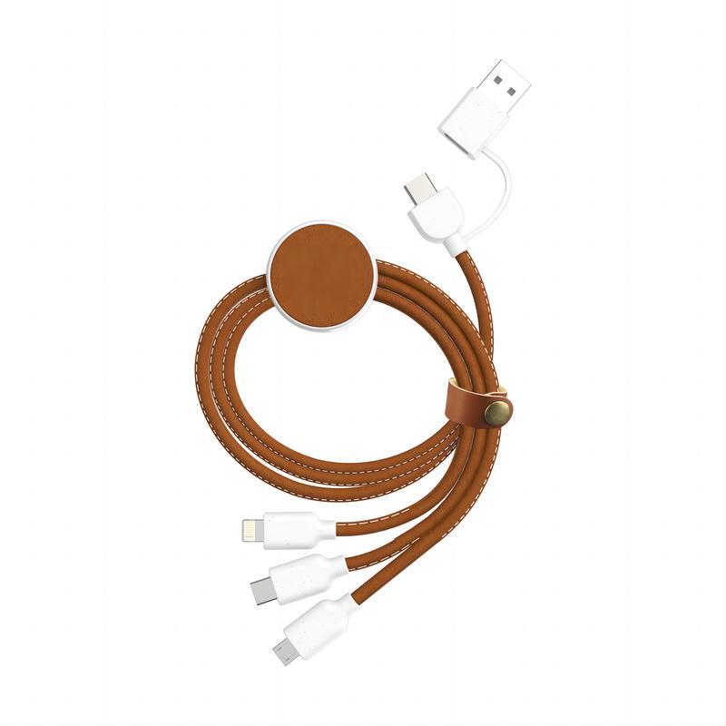KOPER - @memorii Recycled 6 in 1 Charging Cable - White
