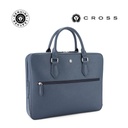 [MBCR 2232] Cross Luxury Leather Briefcase - Navy Blue	
